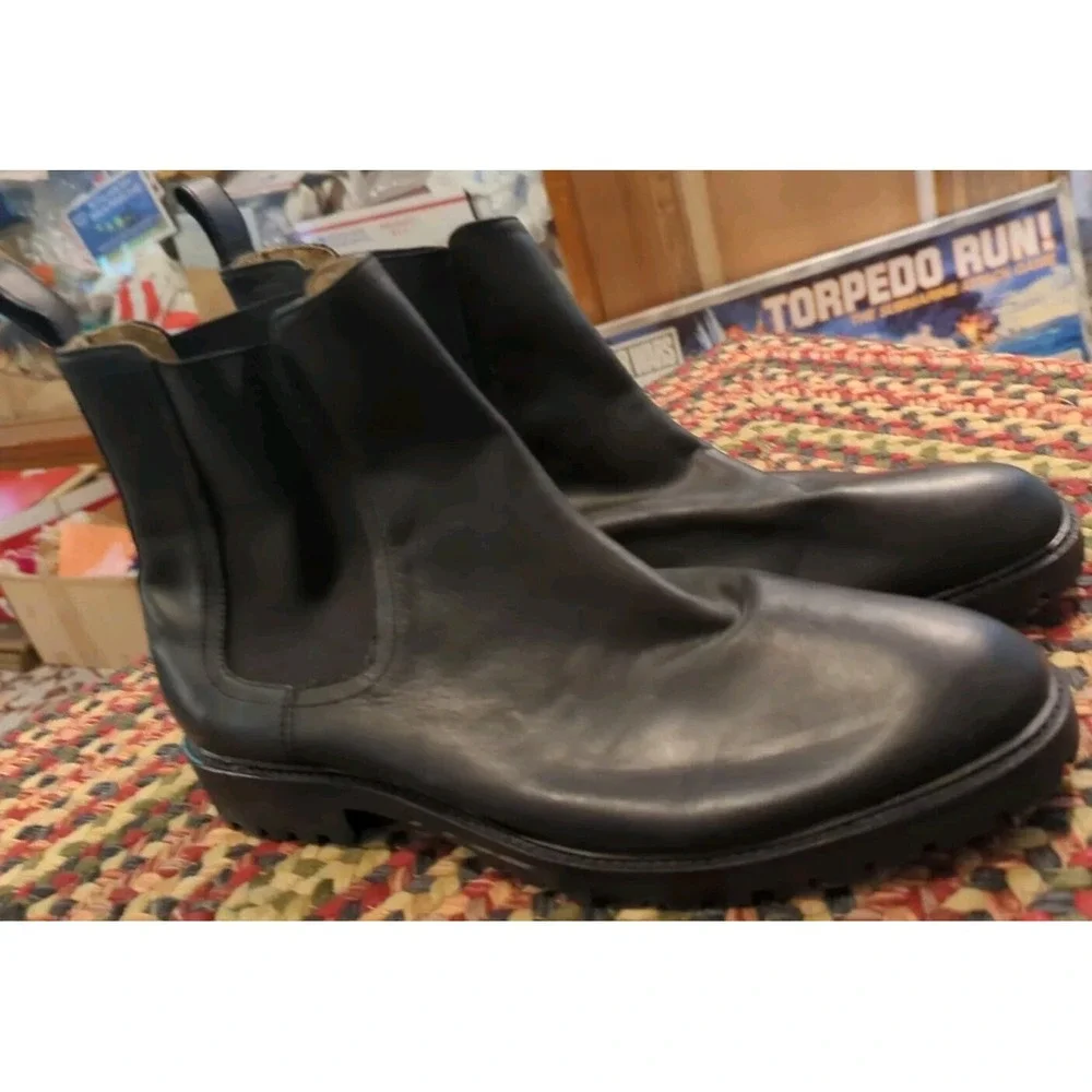NWOB Banana Republic Black Chelsea Boots Men's 12‎ M US